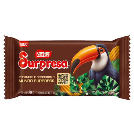 Chocolate Nestlé Surpresa ao Leite 20g