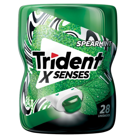 Chicle trident 54g senses menta