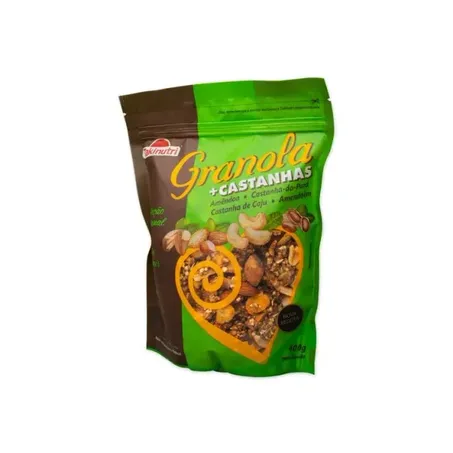 Granola Takinutri Cereais Mais Castanhas Pacote 400g 
 