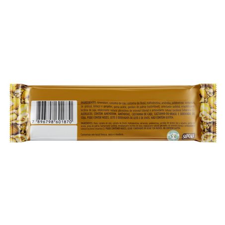 BARRA CASTANHA NUTS BAR CAST SEMEN 25G 360-4