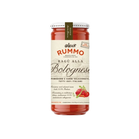 MOLHO DE TOMATE RUMMO RAGU ALLA BOLOGNESE VIDRO 340G