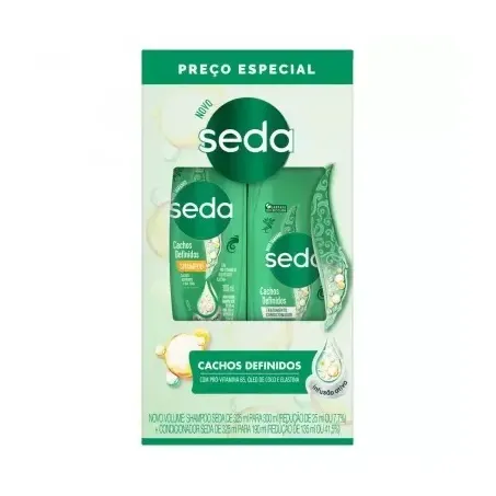 Kit seda shampoo 300ml + condicionador
