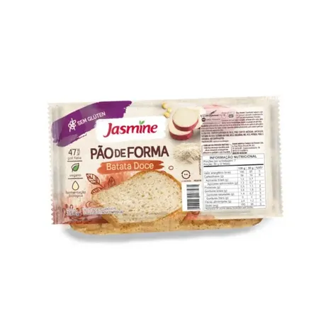 PÃO BATATA DOCE SEM GLÚTEN 350G - JASMINE
