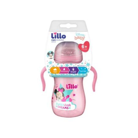 Copo Lillo com alça minnie 240ml