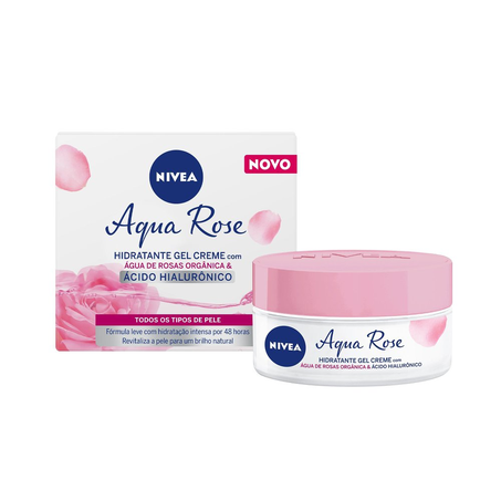 Creme Hidratante Facial Aqua Rose Nivea 50Ml