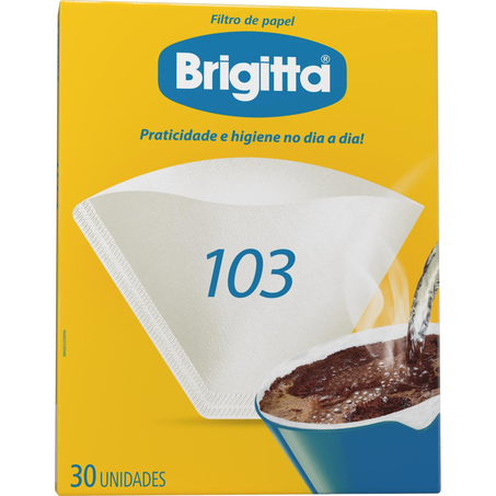 Filtro de Papel Brigitta N. 103 - Com 30 Filtros