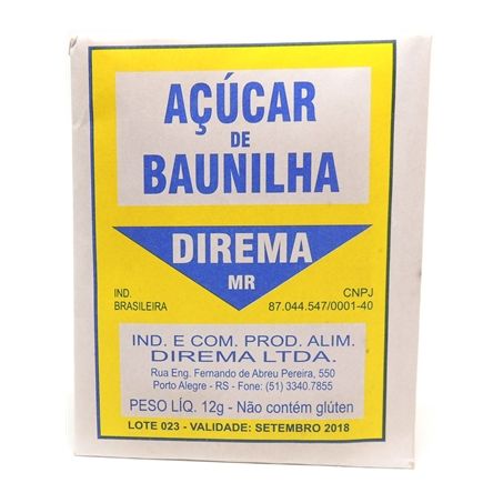 Acucar baunilha direma env 12g
