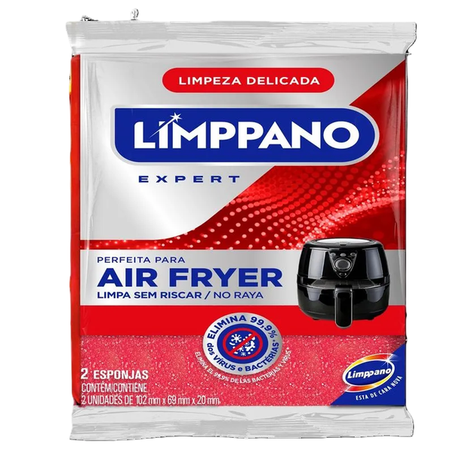 Esponja Limppano Antiaderente Air Fryer com 2 Unidades