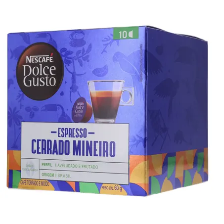 CAFÉ CÁPSULA DOLCE GUSTO CERRADO MINEIRO C/10 360-3