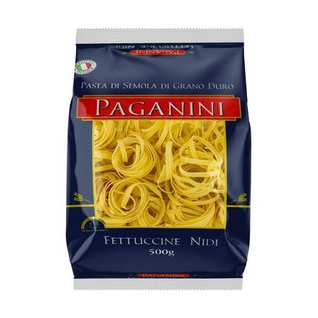 MACARRAO PAGANINI G.DURO 500G FETTUCCINE NIDI 