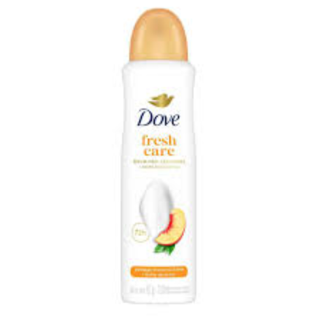 Desodorante aerosol dove fem 150ml fresh care pessego
