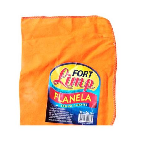 PANO LIMPEZA FORTLIMP FLANELA P 26X38CM