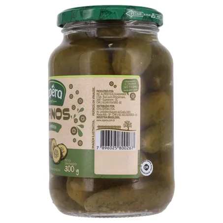Pepinos em Conserva Cepêra Pote de Vidro 300gr 360-7