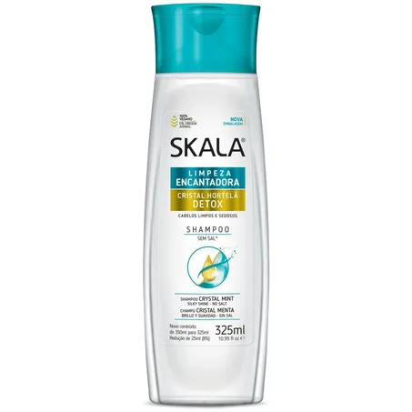 Shampoo skala 325ml cristal hortela detox