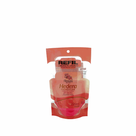 Sabonete líquido hedera sachê 200ml rosas