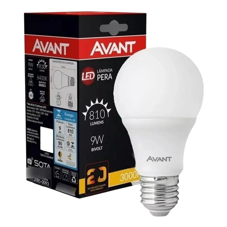 Lâmpada Bulbo Led Maxxy 9W 6500k 806 Lúmens