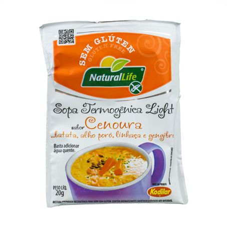 SOPA TERMOGÊNICA LIGHT SABOR CENOURA 20G