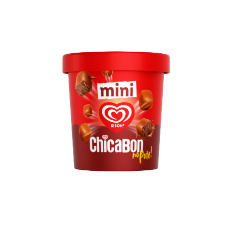 Sorvete Kibon Mini Bombom Chicabon Pote 184g