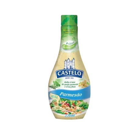 MOLHO SALADA CASTELO 236ML PARMEZAO 
