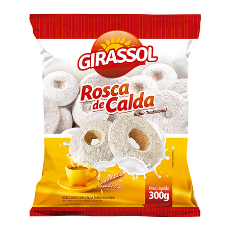 Biscoito rosca girassol c/cald.trad250g