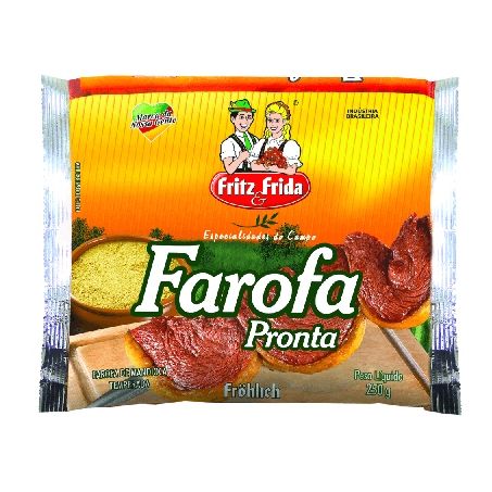 Farofa Pronta Fritz Frida Temperada 250G