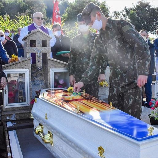 Combatente de 100 anos é sepultado com honras em São João do Oeste 