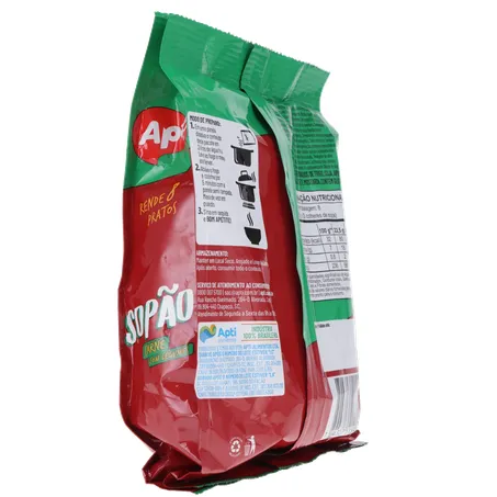 Sopão Carne com Macarrão e Legumes Apti 180g 360-12