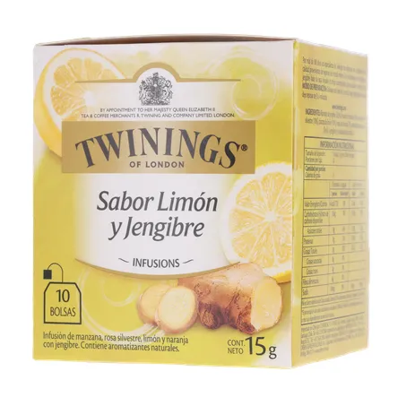 Chá Limão com Gengibre Twinings Infusions Caixa 10 Unidades 15G 360-20