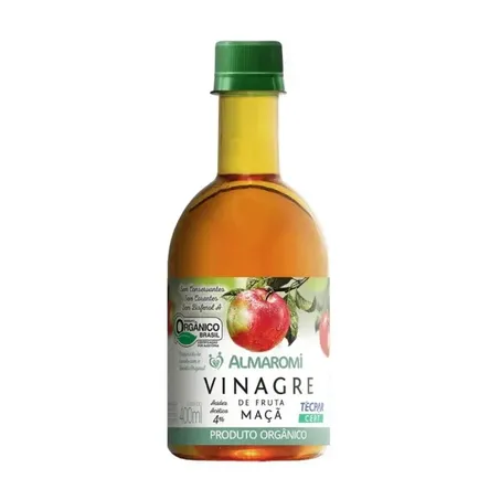 Vinagre Almaromi Maçã Orgânico Pet 400ml 
 