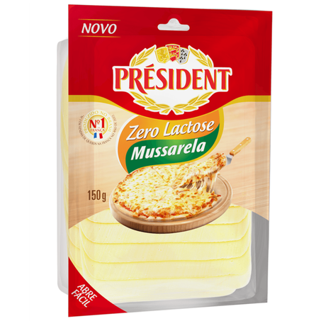 Queijo Mussarela Zero Lactose President 130g