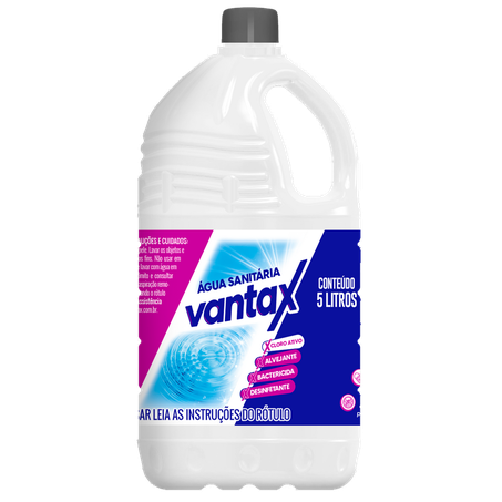 Água sanitária vantax 5l