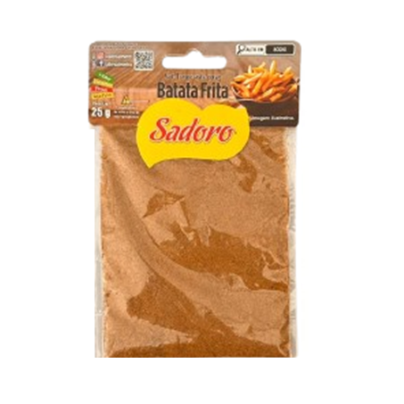 SAL TEMPERADO PARA BATATA FRITA SADORO 25G