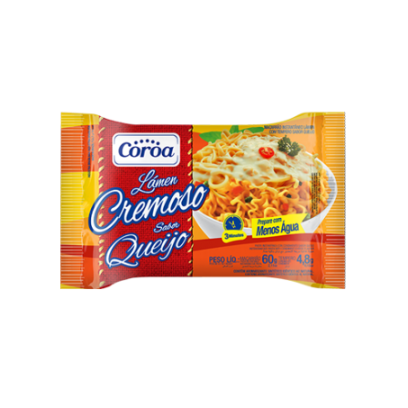 MACARRÃO INST COROA CREMOSO QUEIJO 64,8G