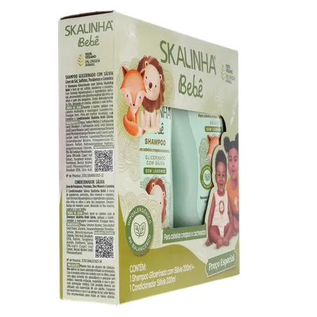 Kit shampoo + cond skalinha salvia 200ml 360-30