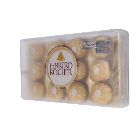 Chocolate Ferrero Rocher com 12 Unidades 150G 360-4