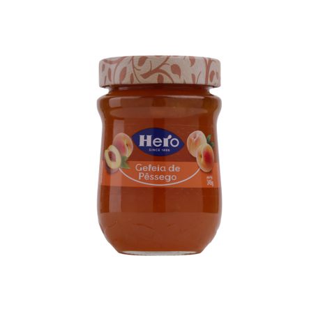 Geleia Hero Pêssego  Pote de Vidro 345gr