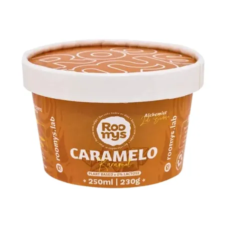 SORVETE VEGANO CARAMELO 250ML - ROOMYS