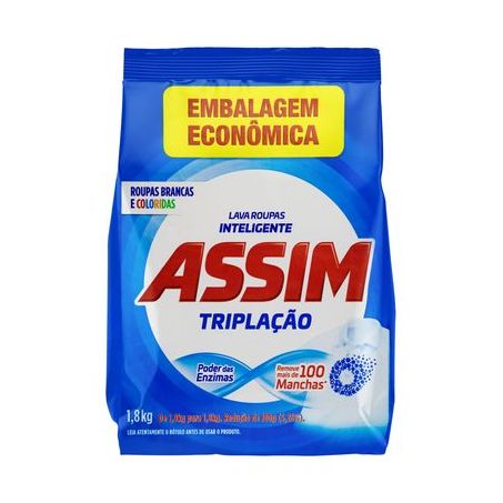 Sabão Po Assim Tripla Ação Sachê 1.8KG