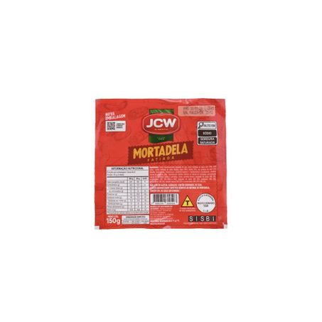 Mortadela jcw fatiada sem gordura pacote 150g