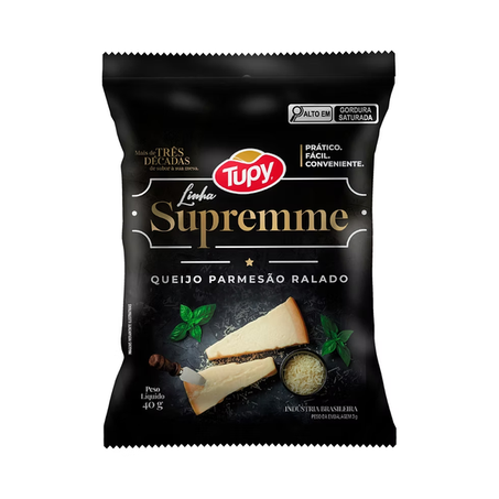 Queijo ralado parmesão supreme tupy 40g
