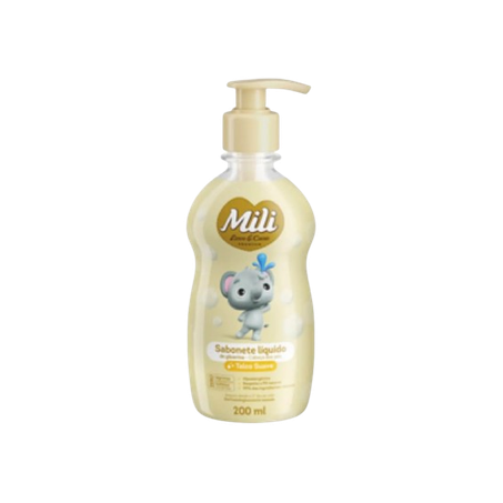 SABONETE LIQUIDO LOVE&CARE MILI 200 ML TALCO SUAVE