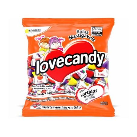 Bala Love Candy 500g Sortidas