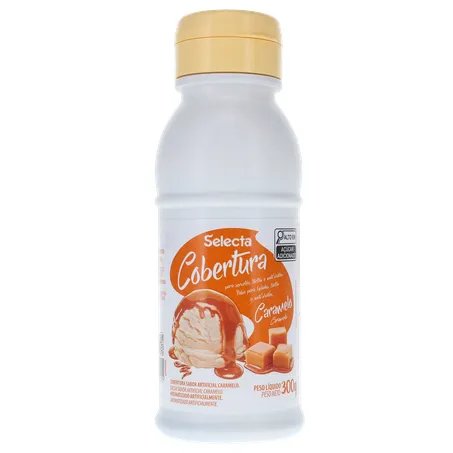 Cobertura Selecta Caramelo Frasco 300G