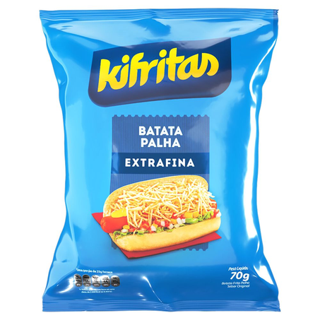 Batata Palha Ki Fritas Extra Fina Pacote 70G
