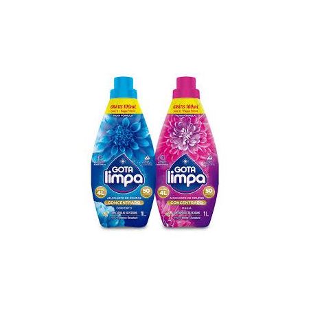 AMACIANTE CONCENTRADO AZUL GOTA LIMPA 1L