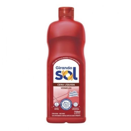Cera liq girando sol vermelha 750ml