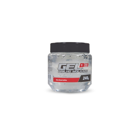GEL BRILHO MOLHADO JAYLUC FIXACAO MEDIA 240 G     