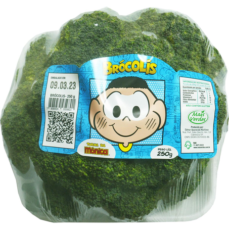 Brócolis Mais Verdes 250g - Turma da Mônica