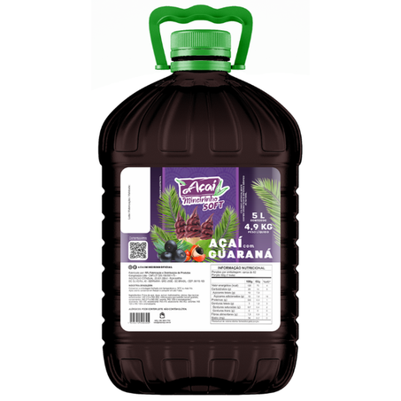 ACAI MINEIRINHO GUARANA GL 5L