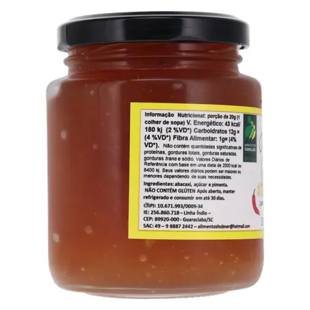 Geleia hubner abacaxi com pimenta 310g 360-27